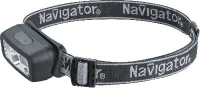 Фонарь светодиодный NPT-H45-ACCU 1LED, 3Вт + 4 SMDбелых + 2 SMD красных налобный аккумуляторный