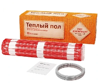 Мат нагревательный для электрического теплого пола Warmstad WSM 0.65 кв.м 100 Вт