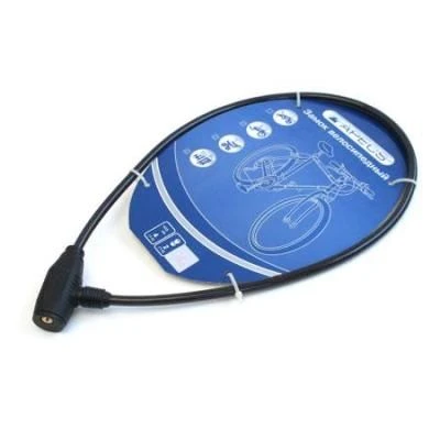 Замок велосипедный PD-81-80СМ d8мм (80см) тросовый Апекс ПТК Компания 2056