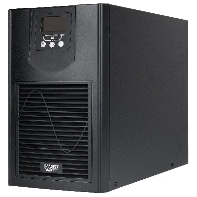 Источник бесперебойного питания SMARTWATT UPS MASTER IEC 2kVA, онлайн, мощность 2000/1800 ВА/Вт, напольный, LCD дисплей, IEC13 - 6 шт., встроенные АКБ