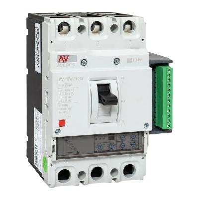 Выключатель автоматический AV POWER-2/3 250А 50кА ETU2.2 EKF mccb-23-250-2.2-av