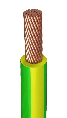 Провод силовой ПуГВнг(А)-LS 1х25 желто-зеленый