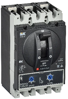 ARMAT Автоматический выключатель в литом корпусе 3P типоразмер A 35кА 100А расцепитель термомагнитный регулируемый IEK AR-MCCB-3A-035-0100A-ATUC