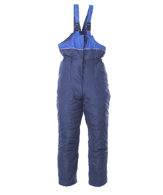 Полукомбинезон утеплённый женский СНЕЖАНА т/синий с васильковым, р. 52-54/170-176