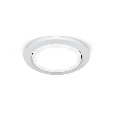 Светильник точечный под лампу ДВО GX53 1х20 Вт 110-240В IP20 120х120 мм монт d80 мм Белый Tablet Gauss GAUSS GX004