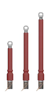 Муфта концевая HT2i-12/1x70-120L12 (1ПКВт-10-70-120) СПЭ изоляц., внутренней установки, без брони, с болт.нак. к-т на 3 фазы