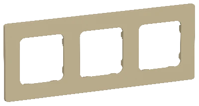 FLITE CLASSIC Рамка 3-местная РУ-3-К-ФлХ хаки IEK