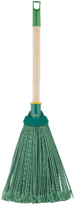 Веник пластиковый с деревянной ручкой 240х660 мм