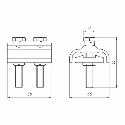 Зажим плашечный CD 150