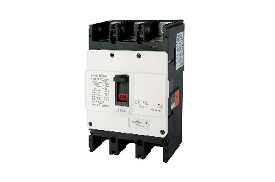 Автоматический выключатель в литом корпусе типа HGM, типоразмера 250AF, арт.HGM250L3PT4S0000C00250F (250А, 55кА, 3 полюса, регулируемый термомагнитный расцепитель, переднее подключение)