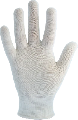 Перчатки нейлоновые бесшовные белые ArmProtect 6220 р.8