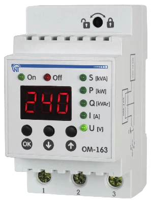 Ограничитель мощности ОМ-163 однофазный Новатек-Электро 4325604063