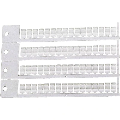 Шильдик маркировочный для интерфейсных колодок версий IRK, IRKM. 64 шт.