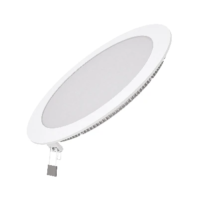 Светильник светодиодный ДВО 18 Вт 3000К 1200 лм 220-240В IP20 D225х22мм монт d210мм Алюминий тонкий Slim Gauss GAUSS 939111118