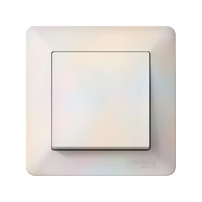 ATLASDESIGN AIR 1-постовая РАМКА, ЖЕМЧУГ/дымчатый белый