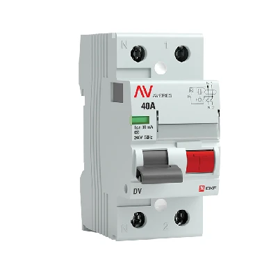 Устройство защитного отключения DV 2P 40А/30мА (A) AVERES EKF rccb-2-40-30-a-av