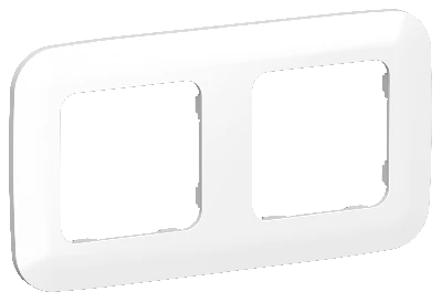 FLITE ARTISTIC Рамка 2-местная РУ-2-А-ФлБ белый IEK