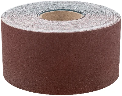 Рулон шлифовальный на тканевой основе, алюминий-оксидный абразивный слой 115 мм х 50 м, P80 FIT 38074