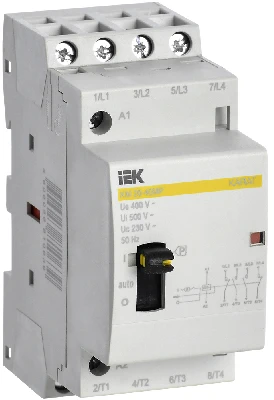 Контактор модульный с ручным упр. КМ20-40МР AC KARAT IEK MKK12-20-40