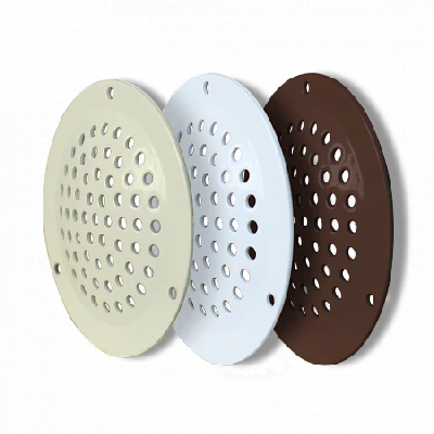 Решетка вентиляционная из окрашенной оцинкованной стали D50, комплект из 4 шт ERA 05DPzn 1/4 00-99134844