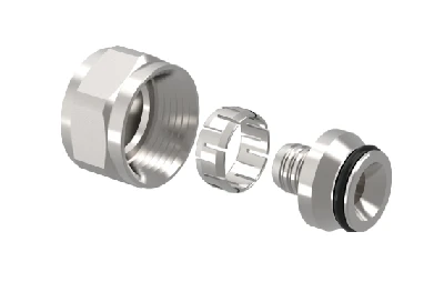 Адаптер обжимной 16x2,2-3/4' ВР, для труб PE-Xa, латунь, Flex-X, евроконус Usystems 1135968