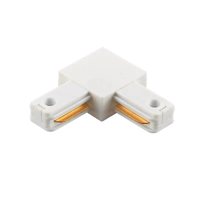 Коннектор белый (пластик) L- обр. PTR P CL-WH