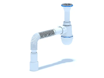 Сифон для умывальника АНИ 1 1/4' x 40 с гибкой трубой 40х40/50 литой выпуск АНИ пласт C2015