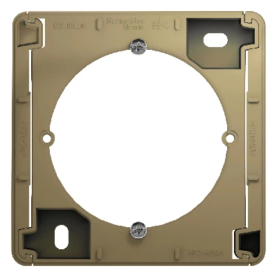 GLOSSA Коробка для наружного монтажа титан Systeme Electric GSL000400