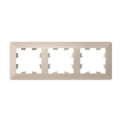 ATLASDESIGN AIR 3-постовая РАМКА, ПЕСОЧНЫЙ/дымчатый белый