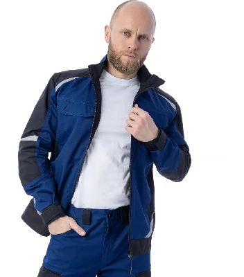 Куртка KS202, синий/черный (L)