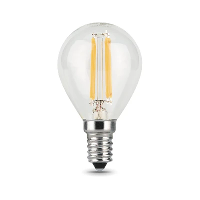 Лампа Filament Шар 7W 550Лм 2700К Е14 LED 1/10/50 GAUSS 105801107