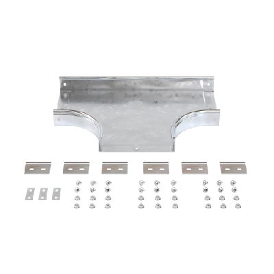 Ответвитель DPT Т-образный горизонтальный 100х50 в комплекте с крепежными элементами и соединительными пластинами DKC 36122K