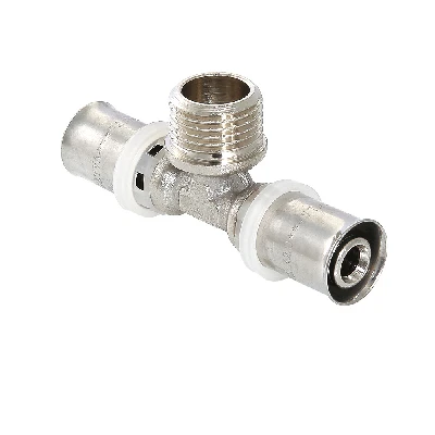 Тройник пресс 26 х 1/2' НР VALTEC VTm.233.N.260426 IV2332604