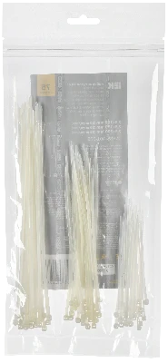 Набор хомутов 2,5х100, 2,5х150, 2,5х200 бел. (75шт/упак) IEK UNH35-N01-075