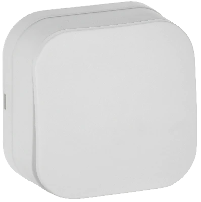 GLORY Выключатель 1-клавишный для открытой установки 10А ВС20-1-0-ХБм белый матовый IEK