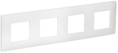 SKANDY Рамка 4-местная SK-F04W арктический белый IEK SK-M42-K01