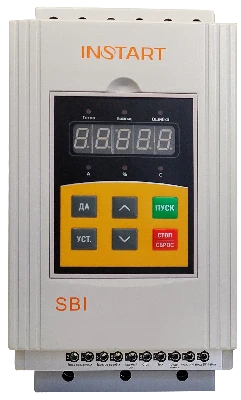Устройство плавного пуска SBI-18.5/37-04 18.5кВт, 37А, 3Ф, 380В±15%, 50Гц/60Гц, IP20, со встроенным байпасом Instart 00061500