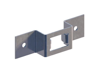 Скоба для стоек К1157 УТ2.5 оцинкованная СОЭМИ Н0112410000