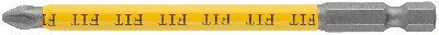 Биты кованые сталь S2 односторонние 100 мм PH2 Профи 2 шт блистер FIT 57509