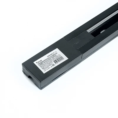 Шинопровод для трековых светильников 1м черный квадратный (в наборе токовод заглушка крепление) FERON CAB1005 41731