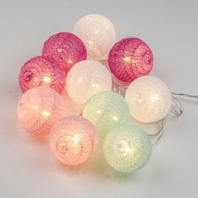 Гирлянда светодиодная Клубки на батарейках 2AA (не в/к) 2м 10 светодиодов Теплый Провод прозрачный ULD-S0200-010/STB/2AA WARM WHITE IP20 Uniel UL-00007285