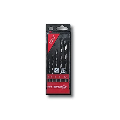 Набор сверл по бетону 4,5,6,8,10 (5шт.)