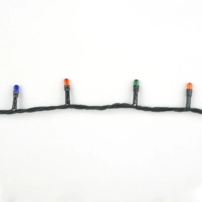 Гирлянда с контроллером 10м 200 миниламп накаливания Разноцветный свет Провод зеленый UDL-S1000-200/DGA MULTI IP20 MINI Uniel UL-00003945