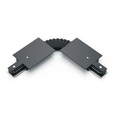 Коннектор для встраиваемых трековых шинопроводов AC 220В Черный IP20 гибкий (I) Track Gauss