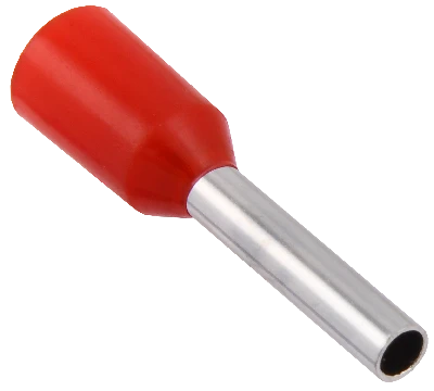 Наконечник НШВИ 1,0-08 1мм2 с изолированным фланцем (100шт/упак) GENERICA IEK UGN11-008-001-100-G