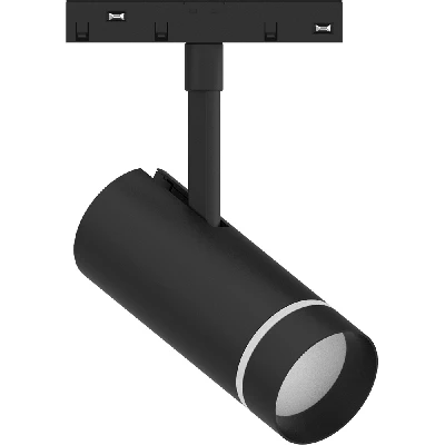 Светильник светодиодный трековый магнитный на шинопровод ДПО-10w 4000К 800Лм 48v черный