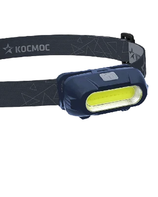 Фонарь налобный аккум/3ВтCOBLED/съемный Li-ion 18650 800mAh/ABS-пл/USB-шнур typeC