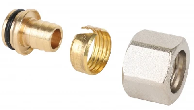 Фитинг обжимной (евроконус) 1/2'x16x2.2 PEX для полиэтиленовой и металполимерной трубы MVI MC.411.04