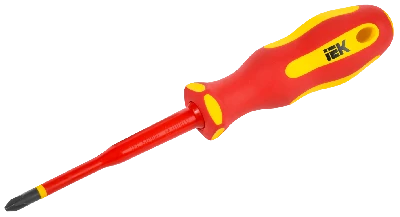 Отвертка диэлектрическая SLIM PH2х100 Т2 ARMA2L 5 IEK A2L5-SC31-T2-PH-20-100
