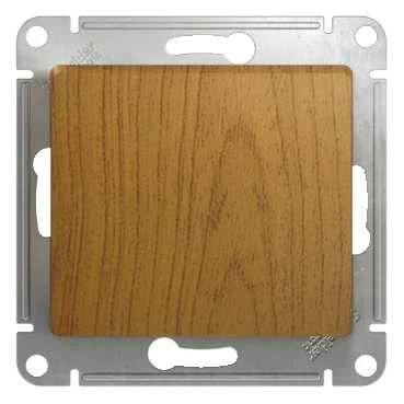 GLOSSA Переключатель одноклавишный в рамку дуб сх.6 Systeme Electric GSL000561